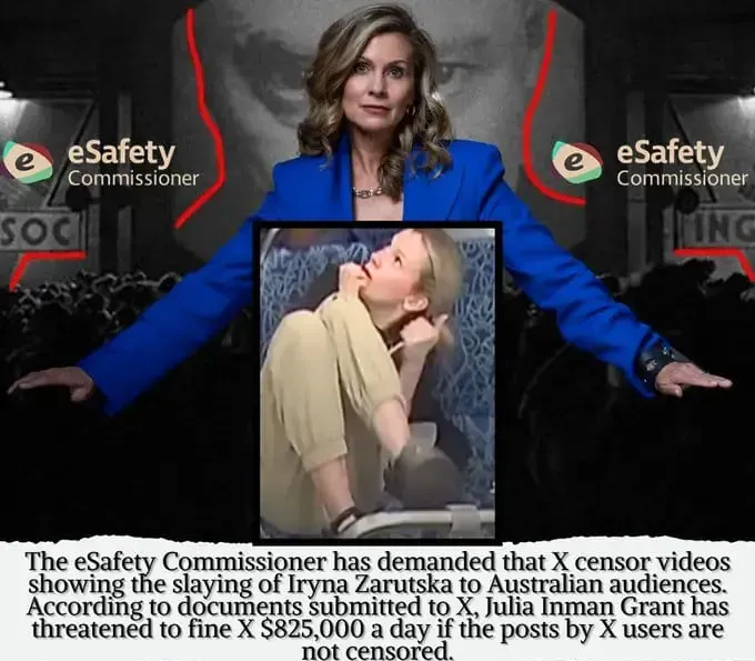 Australia's eSafety Commissioner Demands X Censor Murder Footage, Faces $825K Daily Fine Threat
