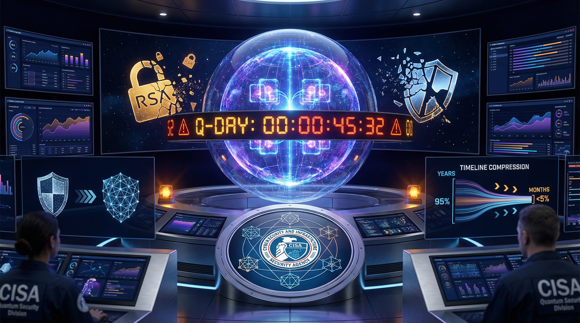 Q-Day Countdown: CISA Mandates Quantum-Resistant Tech as Timeline Compresses 95%