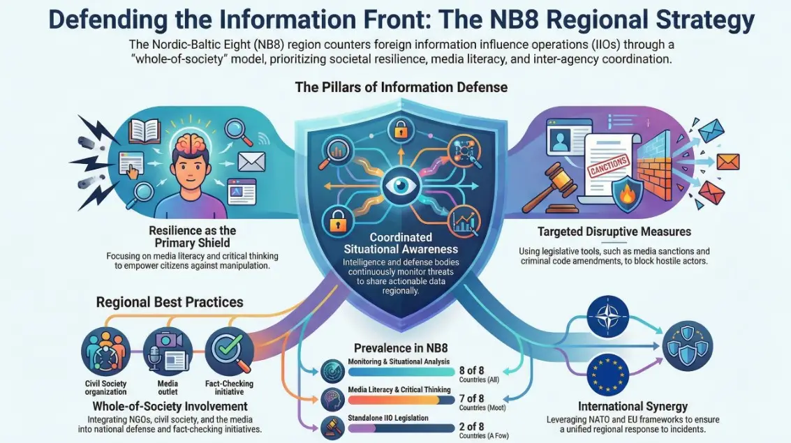 Countering Information Influence Operations: Strategies and Resilience in the Nordic-Baltic Region